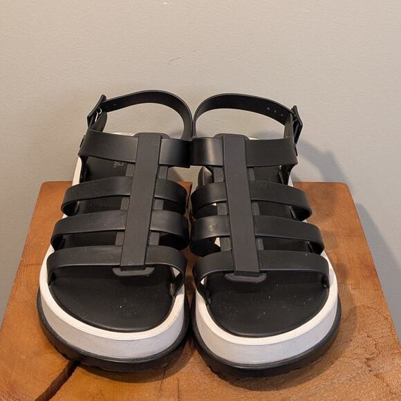 Melissa Platform Sandal Jelly Gladiator Grandpa Preppy Grunge Y2K - Size 10 - Picture 3 of 7